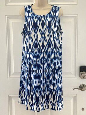 NEW Blue Print Dress by AB Studio